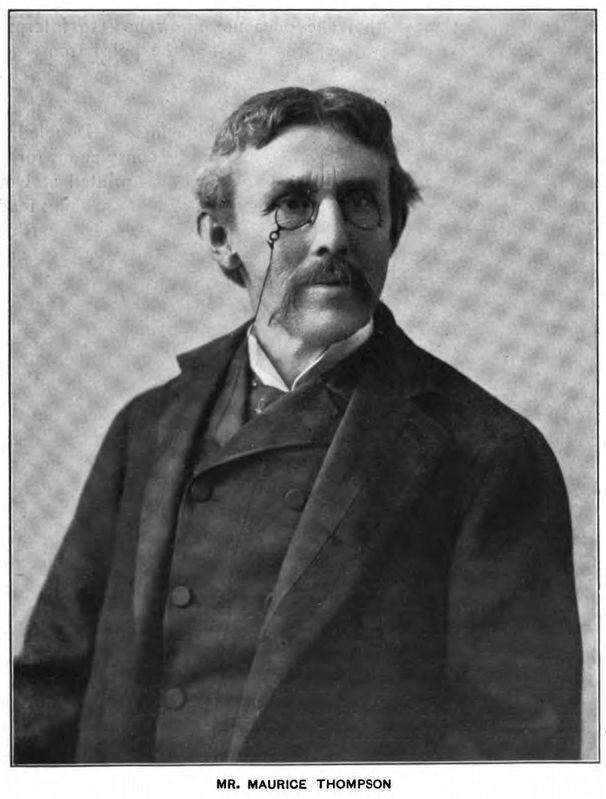 James Maurice Thompson (1844-1901) image. Click for full size.