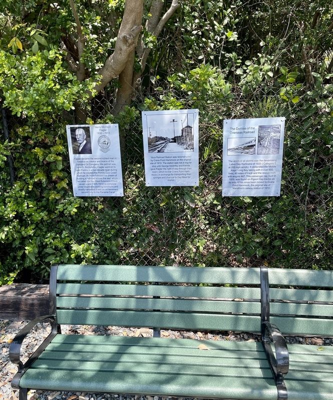 Henry Morrison Flagler Marker (Left). Click for full size. Henry Morrison Flagler Marker (Left) image. Click for full size.