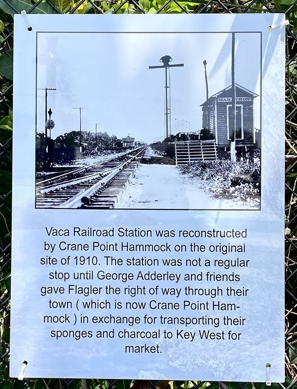Vaca Railroad Station Marker. Click for full size. Vaca Railroad Station Marker image. Click for full size.