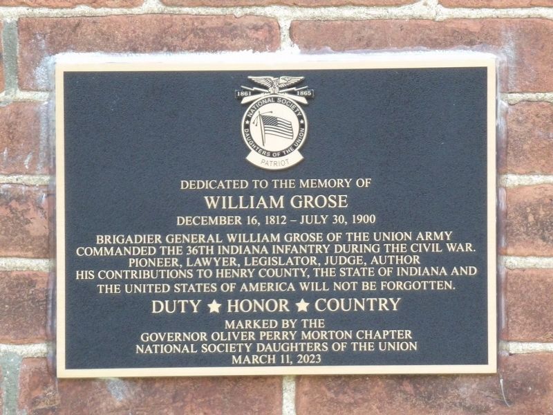 William Grouse Marker image. Click for full size.