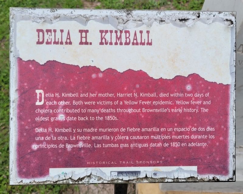 Delia H. Kimball Marker image. Click for full size.