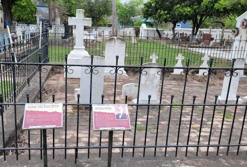 The Stephen Powers Marker is the right side marker of the two markers image. Click for full size.