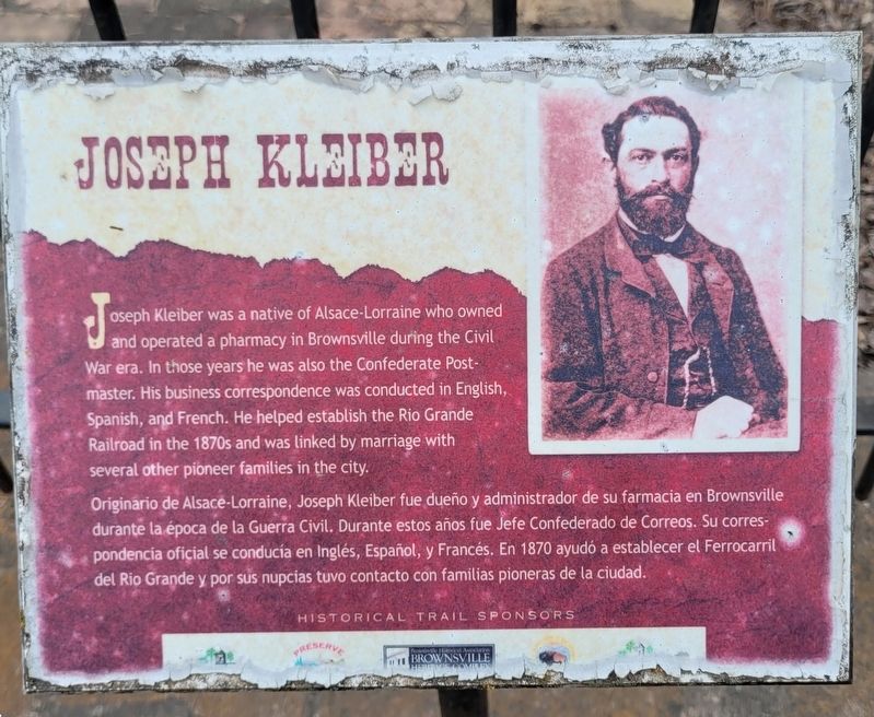 Joseph Kleiber Marker image. Click for full size.