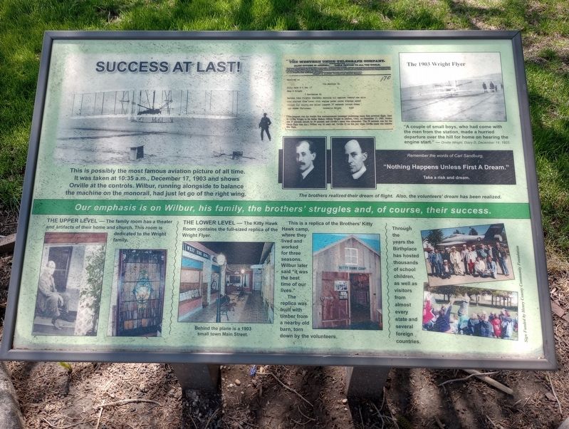 Success At Last! Marker. Click for full size. Success At Last! Marker image. Click for full size.