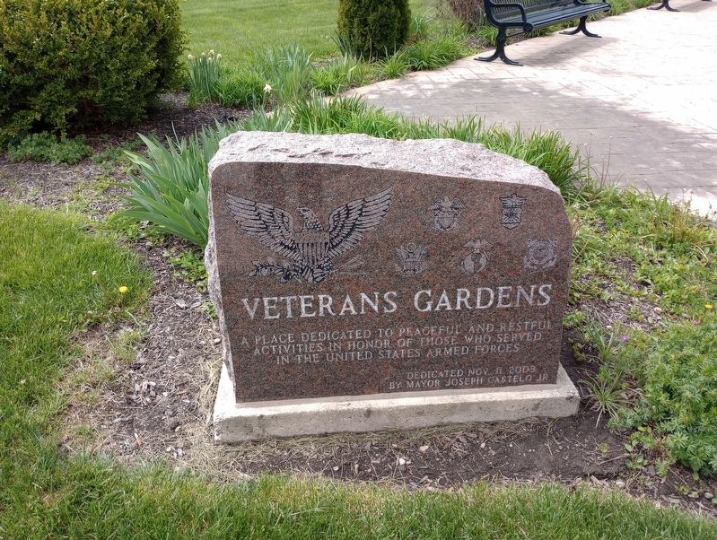 Veterans Gardens Marker image. Click for full size.