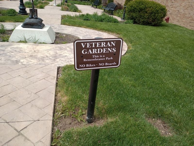 Veterans Gardens Marker image. Click for full size.