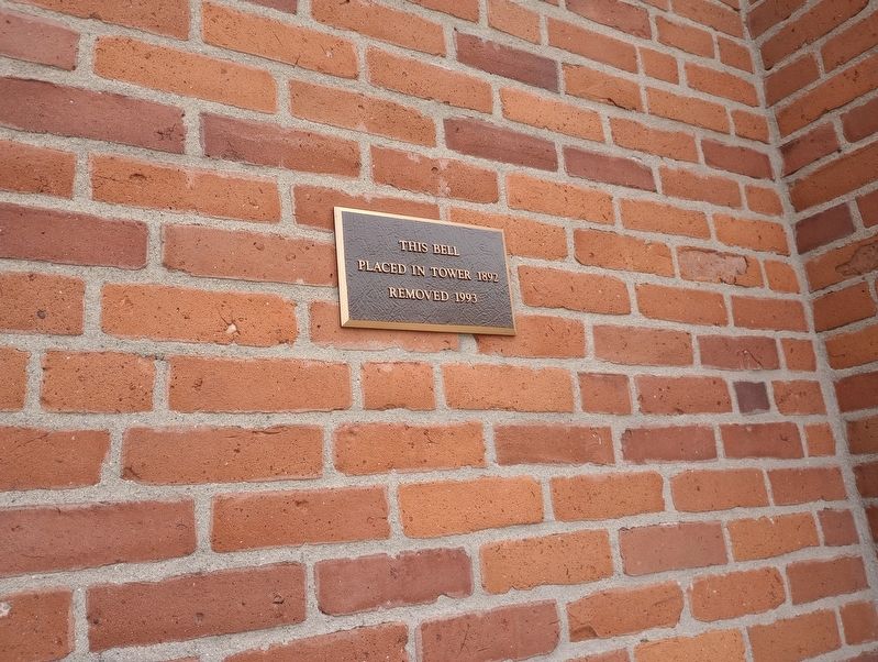 First Presbyterian Church Bell Marker image. Click for full size.