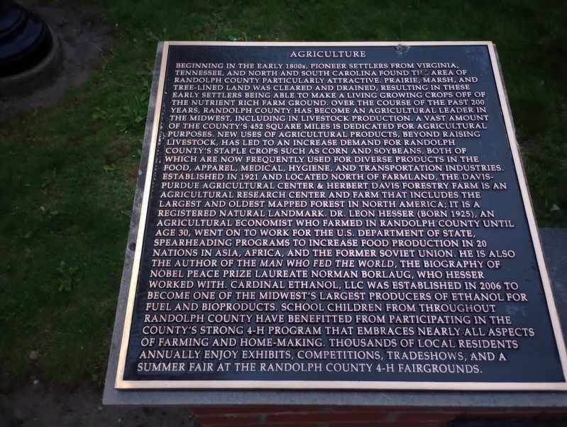 Agriculture Marker image. Click for full size.