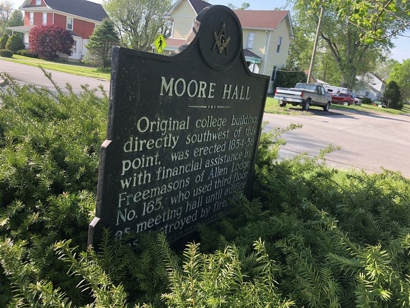 Moore Hall Marker image. Click for full size.