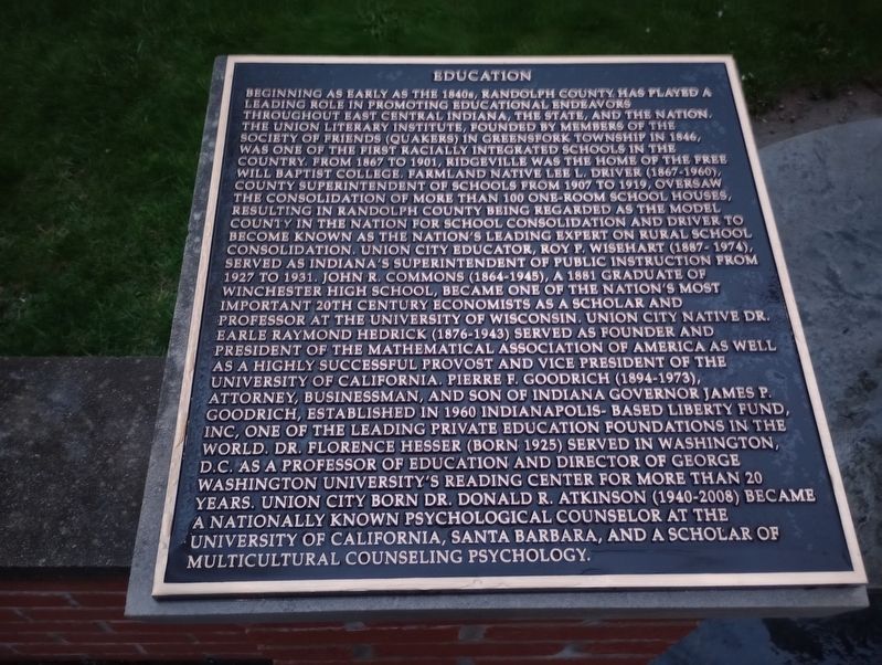 Education Marker image. Click for full size.