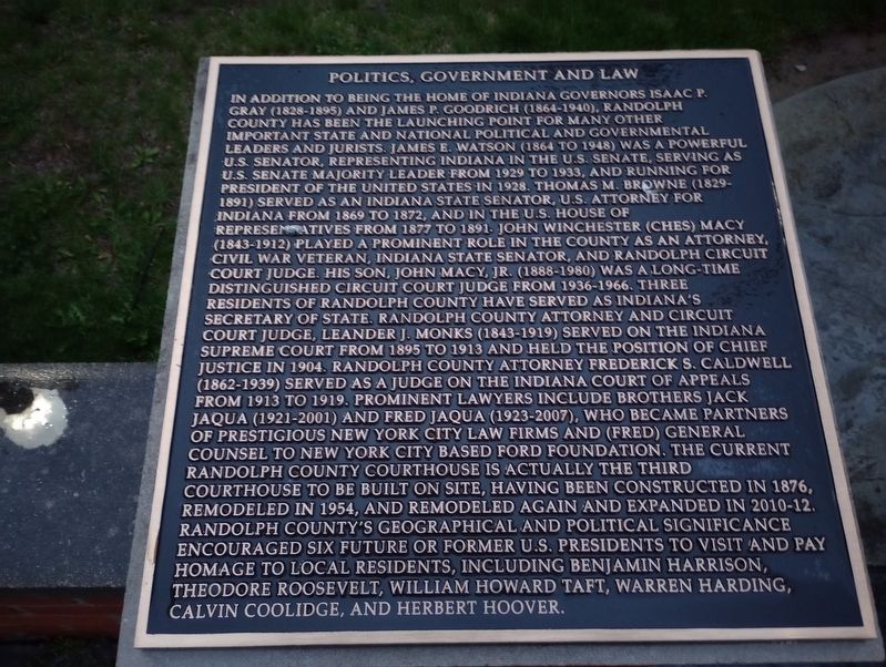 Politics, Government and Law Marker image. Click for full size.