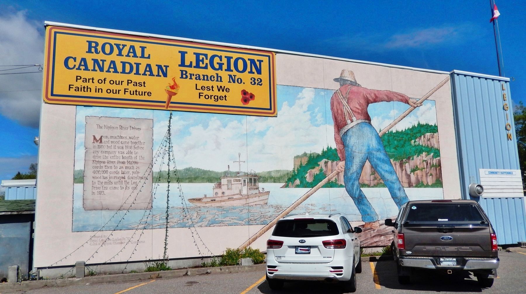 The Nipigon River Drives Mural image. Click for full size.