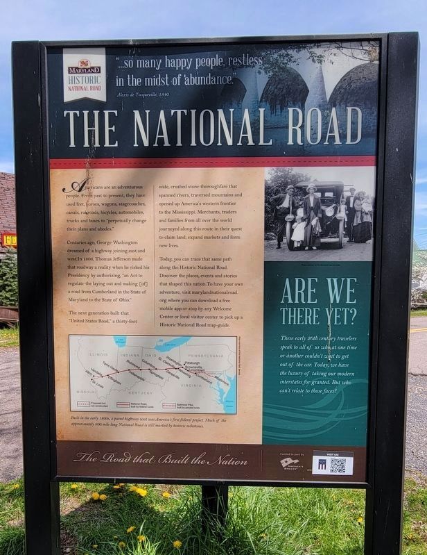 Mountain Maryland Gateway to the West Marker. Click for full size. Mountain Maryland Gateway to the West Marker image. Click for full size.