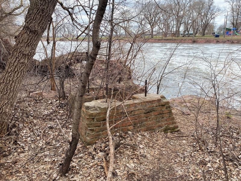 Saint Olaf Roller Mill and Power Dam Ruins image. Click for full size.