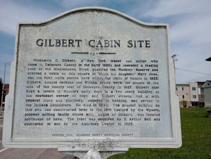 Gilbert Cabin Site Marker image. Click for full size.