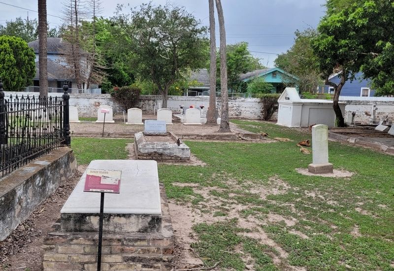 The view of the Patrick Shannon Marker in the cemetery image. Click for full size.