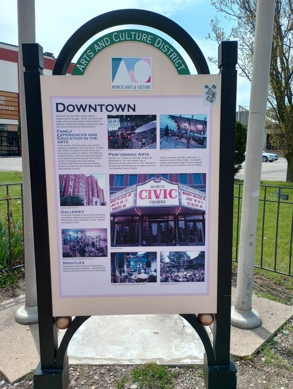 Arts And Culture District Marker image. Click for full size.