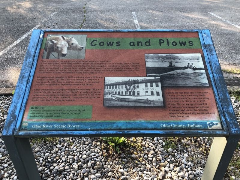 Cows and Plows Marker image. Click for full size.