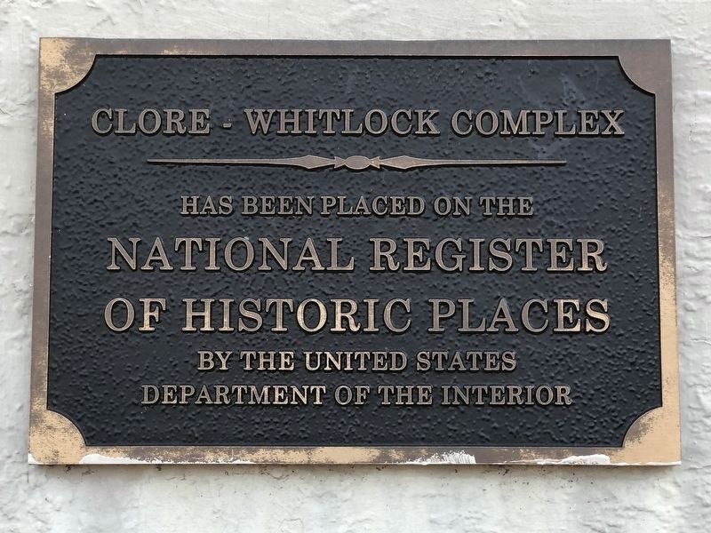National Register of Historic Places Plaque. Click for full size. National Register of Historic Places Plaque image. Click for full size.