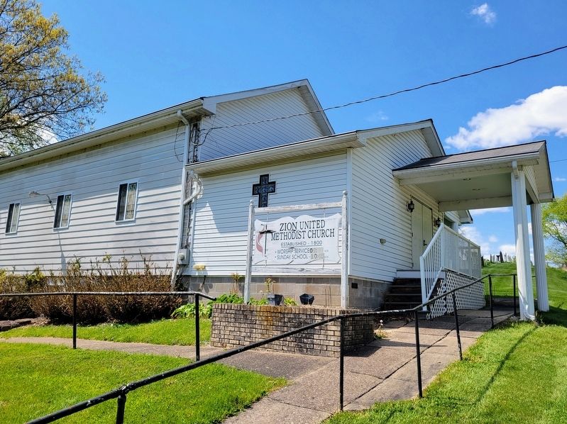 Zion United Methodist Church. Click for full size. Zion United Methodist Church image. Click for full size.