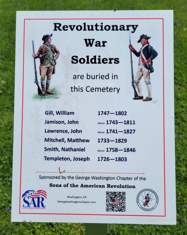Revolutionary War Soldiers Marker image. Click for full size.
