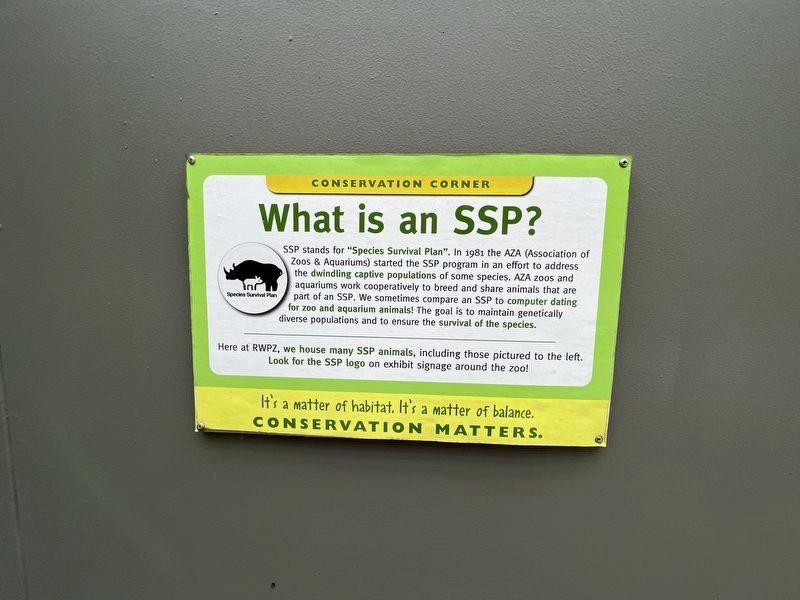 What is an SSP? Marker image. Click for full size.