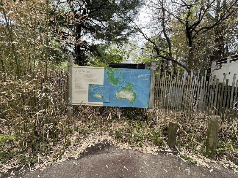 Land Bridges Marker. Click for full size. Land Bridges Marker image. Click for full size.