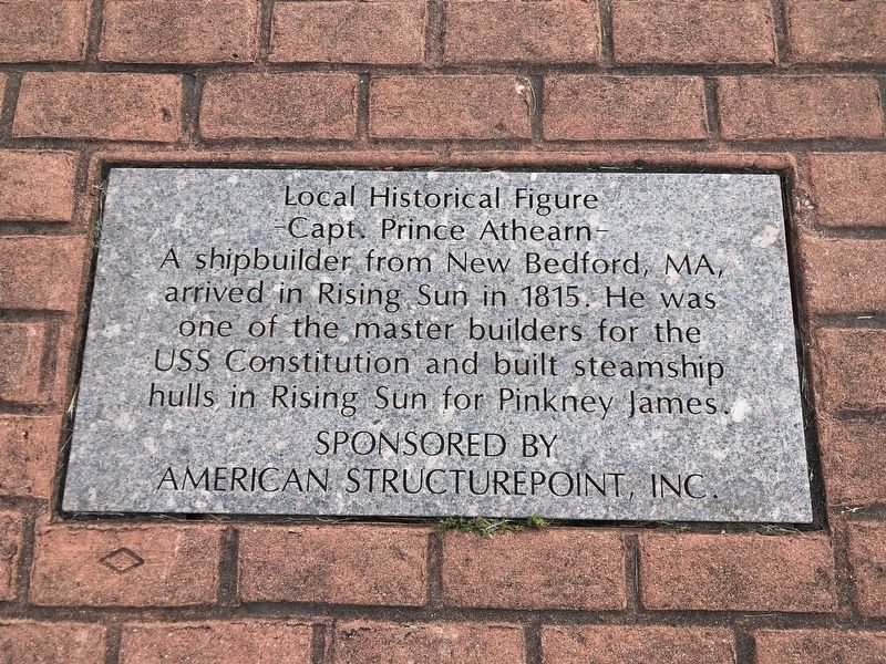 Capt. Prince Athearn Marker image. Click for full size.