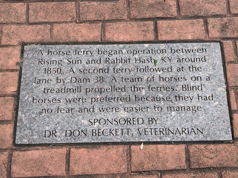 Horse Ferry Marker image. Click for full size.