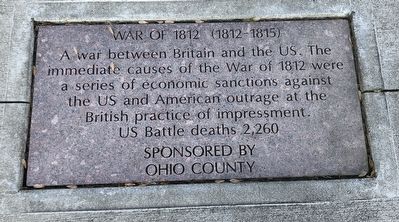 War of 1812 (1812-1815) Marker. Click for full size. War of 1812 (1812-1815) Marker image. Click for full size.