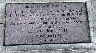 Mexican War (1846-1848) Marker image. Click for full size.