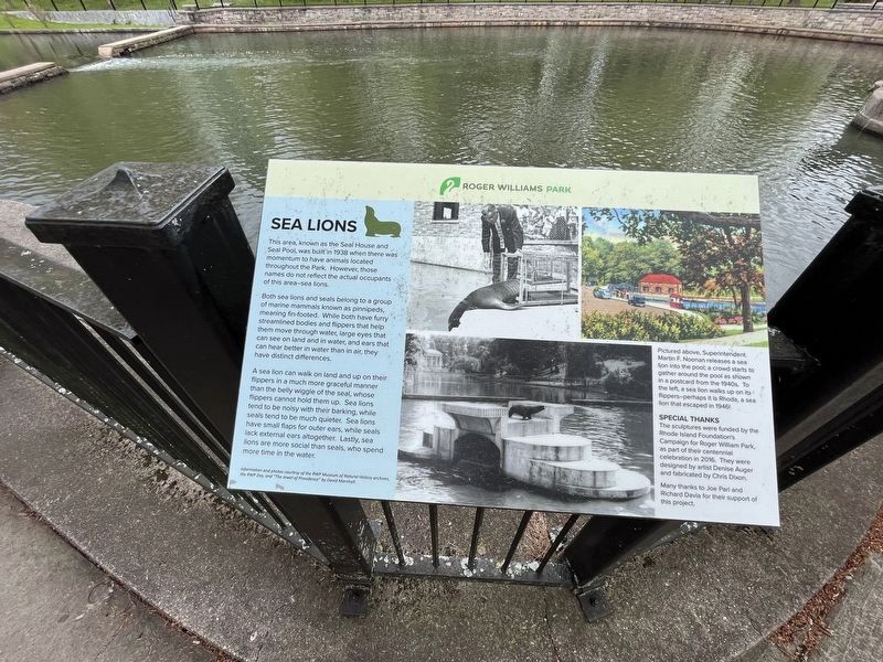 Sea Lions Marker. Click for full size. Sea Lions Marker image. Click for full size.