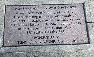 Spanish-American War (1898-1902) Marker image. Click for full size.