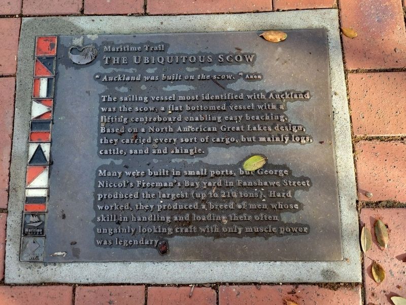 The Ubiquitous Scow Marker. Click for full size. The Ubiquitous Scow Marker image. Click for full size.