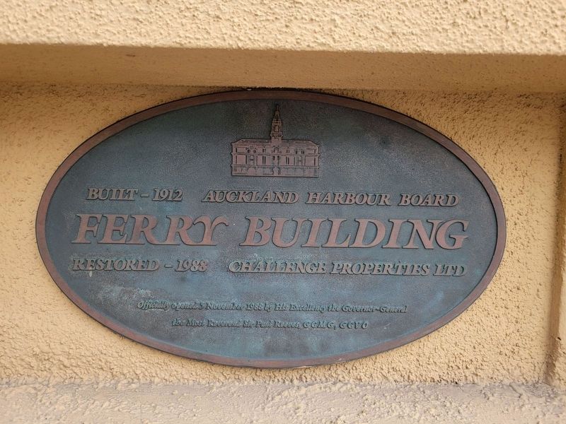 Ferry Building Marker image. Click for full size.