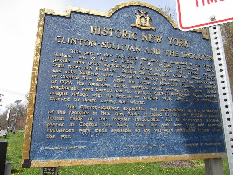 Clinton-Sullivan and the Iroquois Marker image. Click for full size.