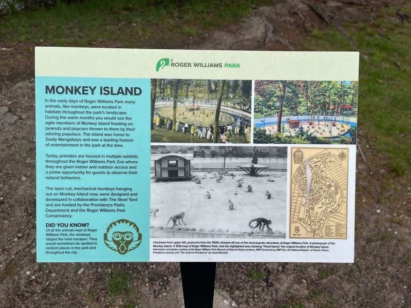 Monkey Island Marker. Click for full size. Monkey Island Marker image. Click for full size.