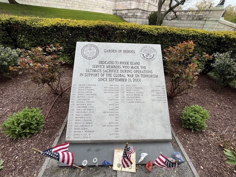 Garden of Heroes Marker. Click for full size. Garden of Heroes Marker image. Click for full size.