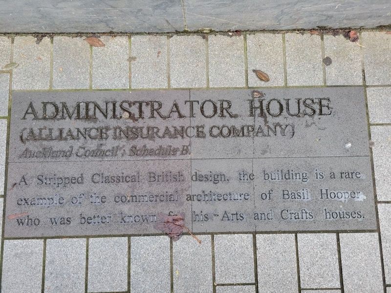 Administrator House Marker image. Click for full size.