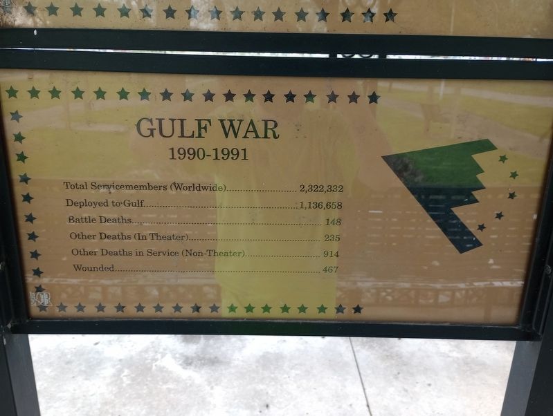 Gulf War Marker. Click for full size. Gulf War Marker image. Click for full size.