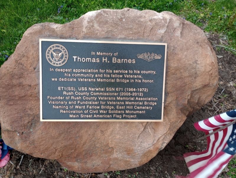 Thomas H. Barnes Marker image. Click for full size.