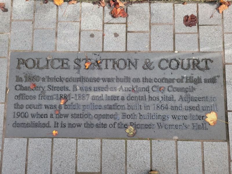 Police Station & Court Marker image. Click for full size.