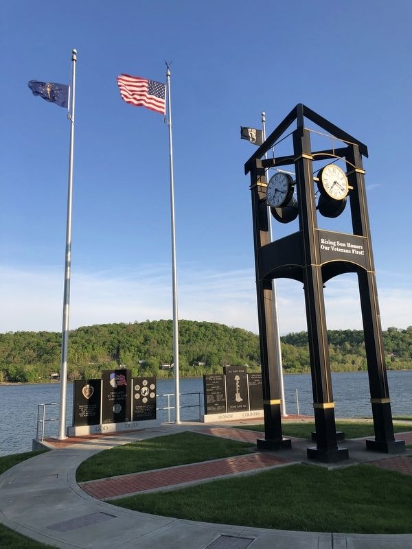Rising Sun/Ohio County Veterans Memorial image. Click for full size.