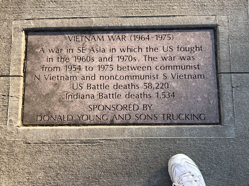 Vietnam War (1964-1975) Marker. Click for full size. Vietnam War (1964-1975) Marker image. Click for full size.