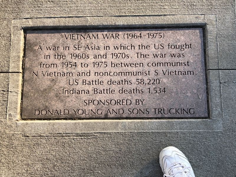 Vietnam War (1964-1975) Marker image. Click for full size.