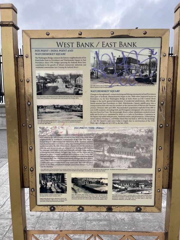 West Bank / East Bank side of the marker image. Click for full size.