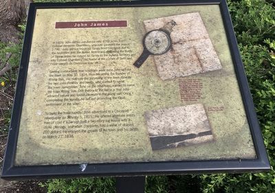John James Marker image. Click for full size.