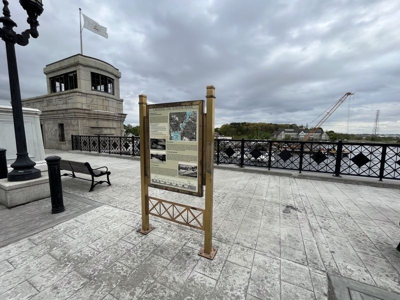 Head of Narragansett Bay / Crossing the Seekonk River Marker image. Click for full size.