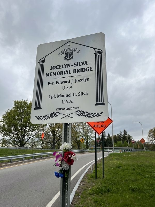 Jocelyn-Silva Memorial Bridge Marker image. Click for full size.