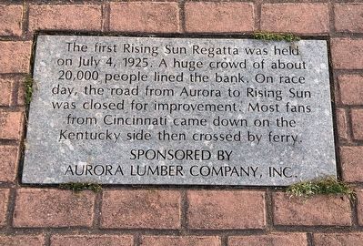 Rising Sun Regatta Marker image. Click for full size.